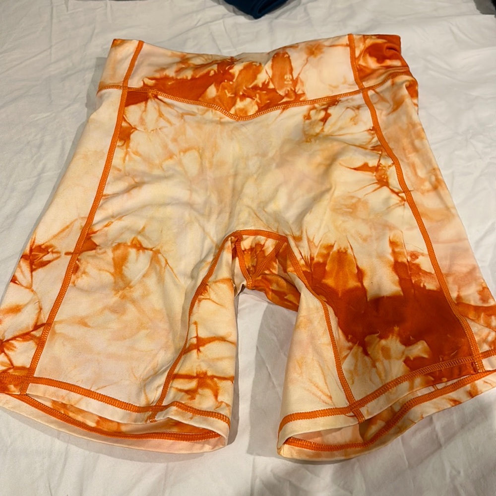 Balance athletics Tie Dye Rider shorts.